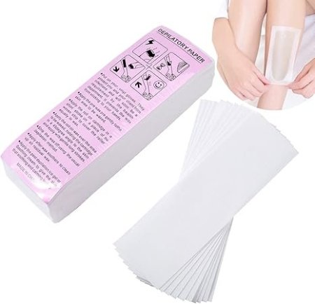 ورق شمع لإزالة الشعر 100 قطعة - DEPILATORY PAPER